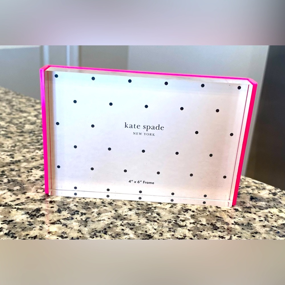 Kate Spade New York Shocking Pink Picture Frame